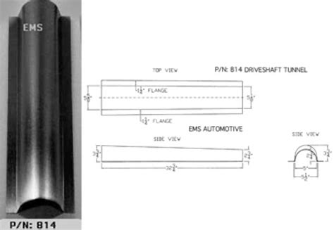 Universal Drive Shaft Tunnel 